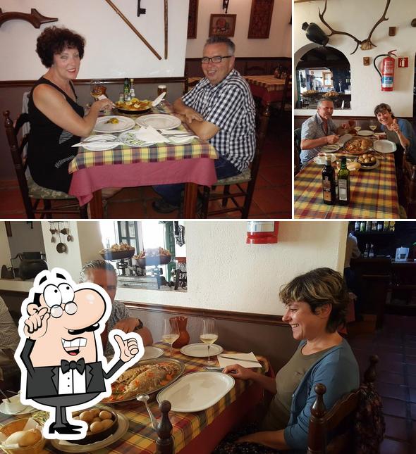 The interior of Restaurante El Quijote