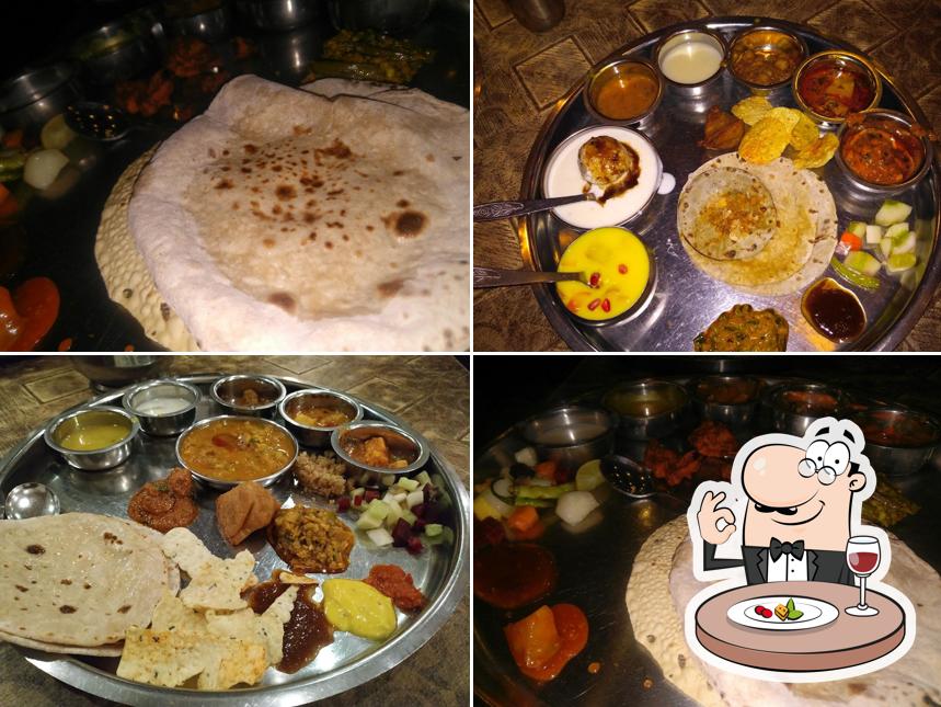 Meals at Madhur Bhoj Thali - Best Pure Veg Restaurant In Parbhani Best Thali Restaurant Dal Baati Churma In Parbhani