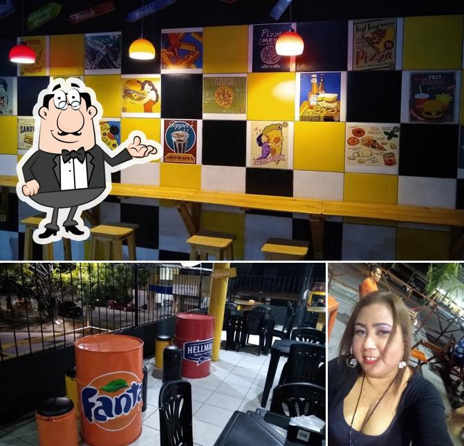 Veja imagens do interior do Pizzaria o Gê