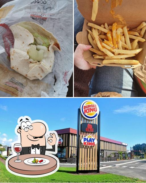 Voici la photo représentant la nourriture et extérieur sur Burger King