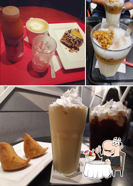 Cafe Coffee Day serves a number of sweet dishes