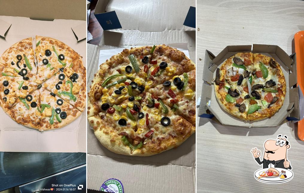 At Domino's Pizza Devikere Rd, Sirsi, you can try pizza