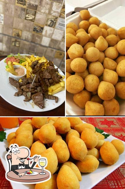 Comida em Japonês da coxinha