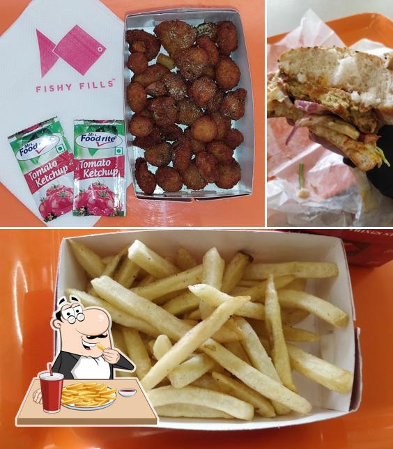 French fries at Fishy Fills