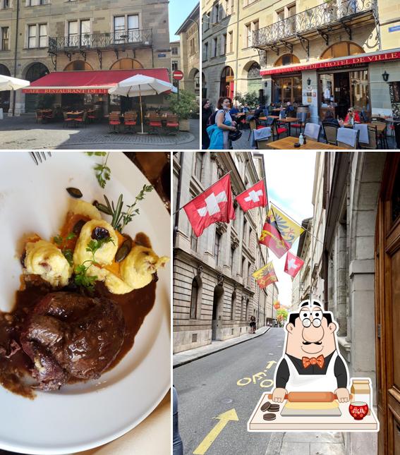 Restaurant Hôtel-de-Ville offre un'ampia gamma di dolci