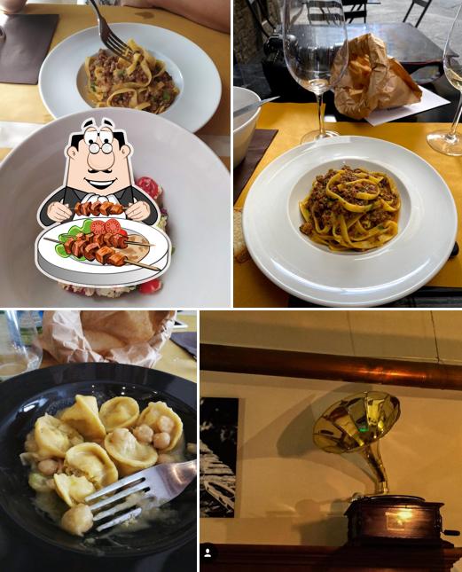 Cibo al Osteria Da Trombicche