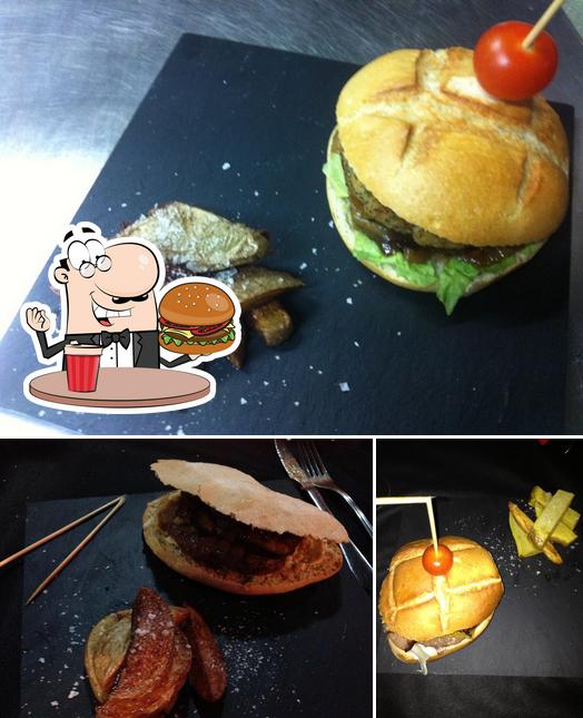 Try out a burger at Pandora Catering