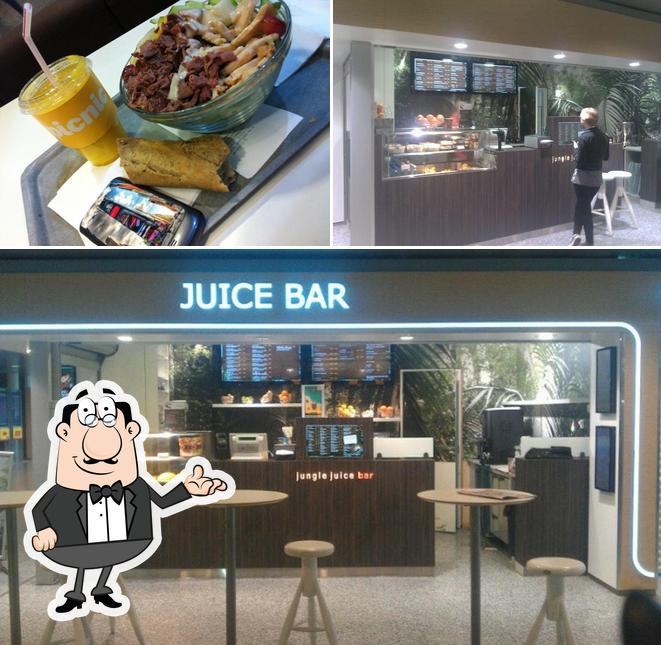 Jungle Juice Bar is distinguished by interior and food