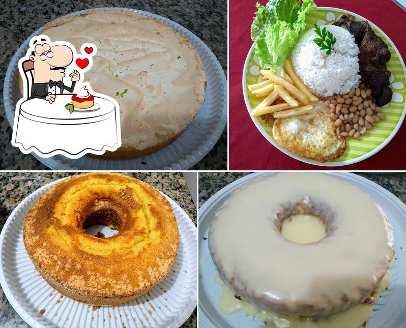 Lanchonete Meu Cantinho oferece uma variedade de pratos doces