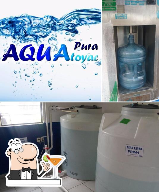 AQUA PURA De Atoyac is distinguished by drink and exterior