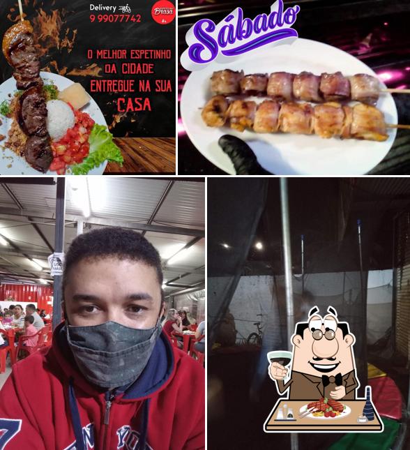 Escolha refeições de carne no Espeto na Brasa - Espetos e Jantinha