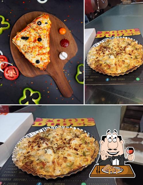 Pick pizza at Food Dudes