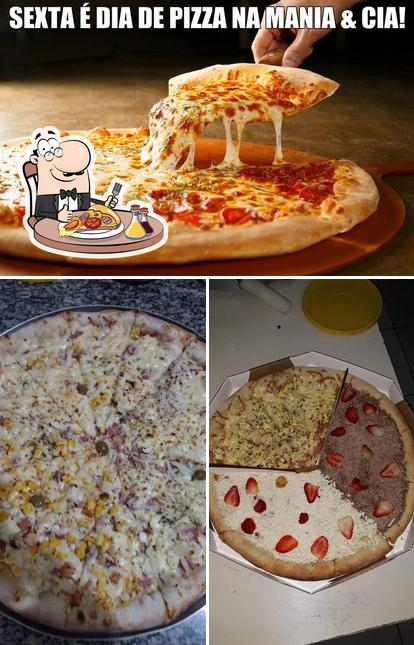 Experimente pizza no Mania & Cia