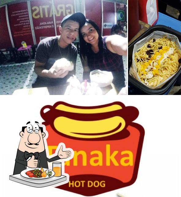 Comida em Tanaka Hotdog