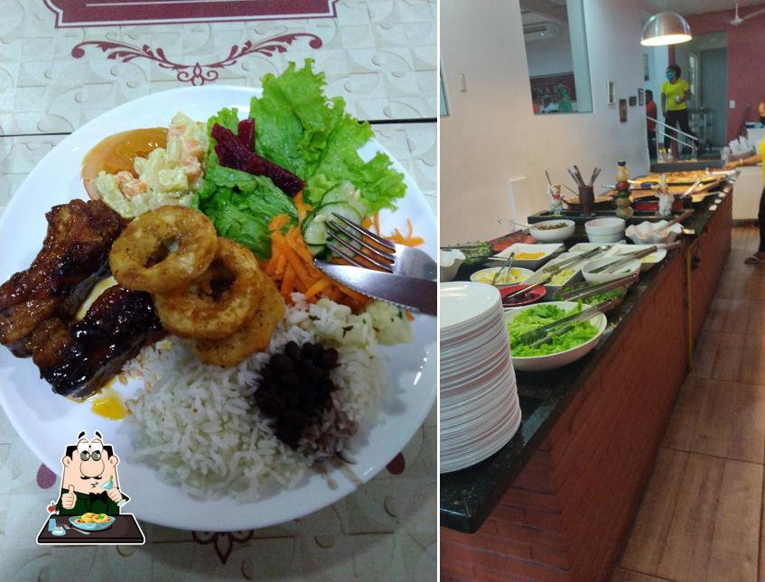 Comida em Restaurante Dona Ba