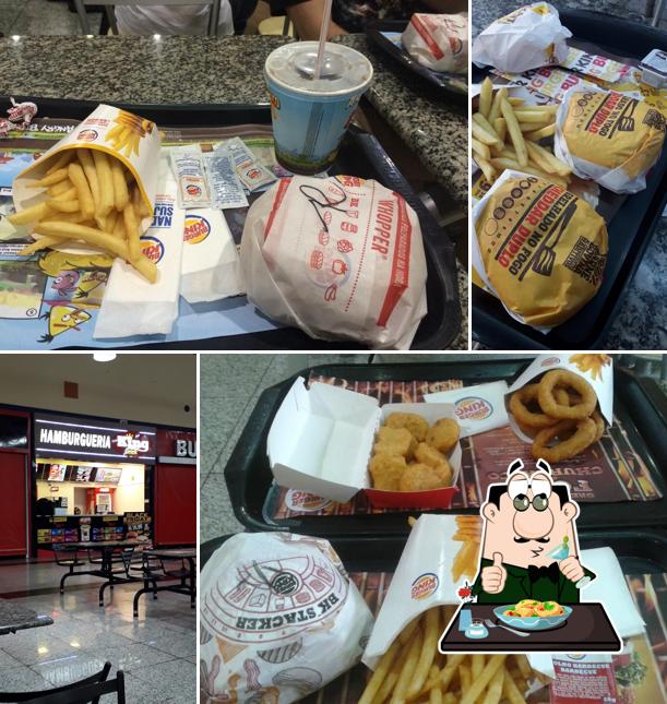 Comida em Burger King