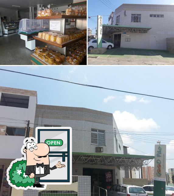 O exterior do Good Pão