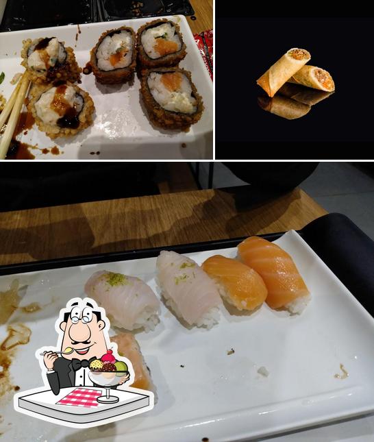 Koni Botafogo: Restaurante de Comida Japonesa, Kompletos, Sushi, Sashimi, Yakisoba, Pokes oferece uma escolha de sobremesas