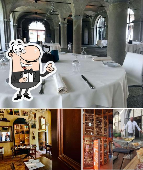 Gli interni di Osteria de Il Nanetto