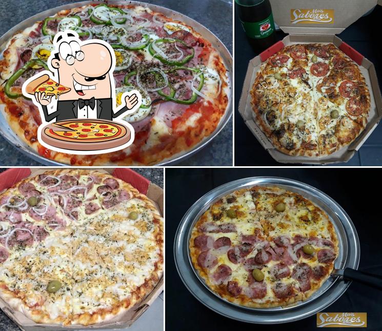 Consiga pizza no Restaurante Mais Sabores