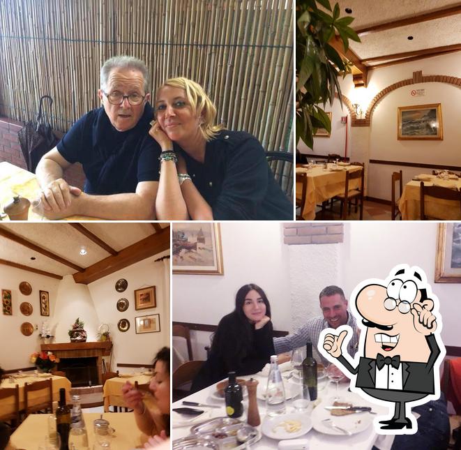 Gli interni di Trattoria Da Pucci