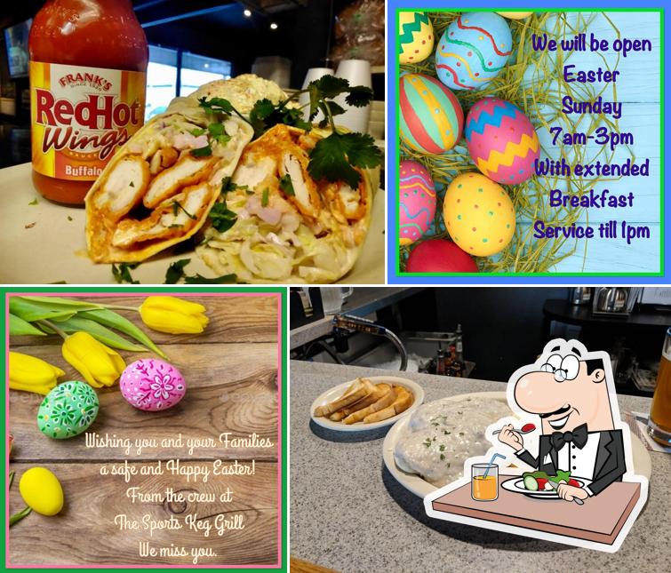 Sports Keg Grill in Burlington Restaurant menu and reviews