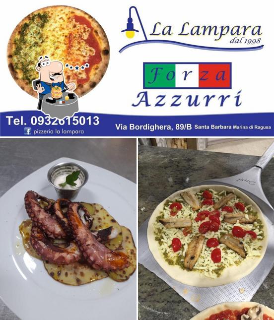 Platti al Pizzeria La Lampara