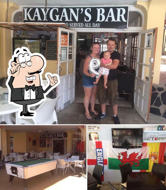El interior de Kaygan's Bar