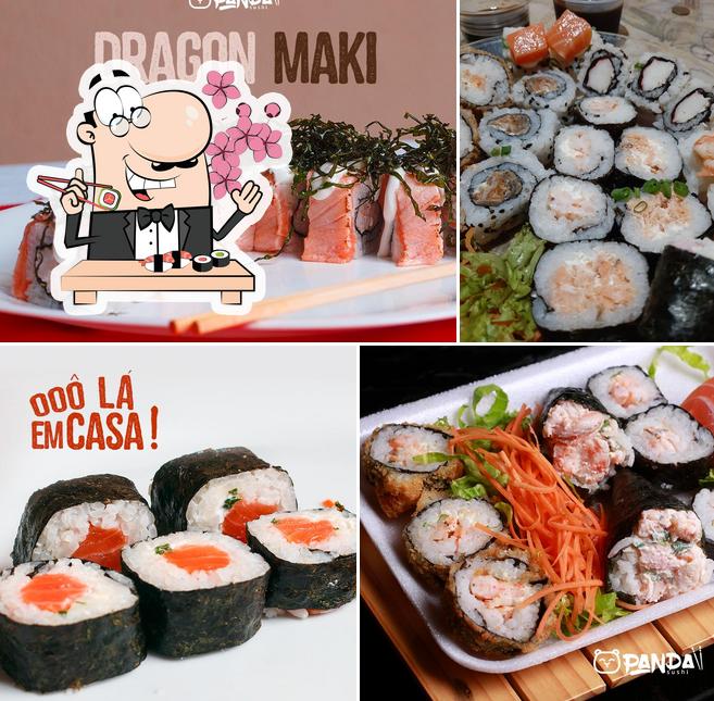 Escolha diversas opções de sushi