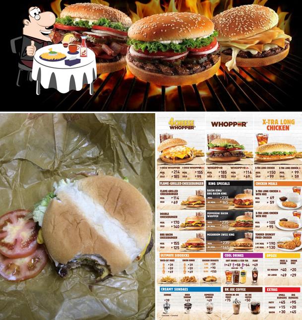Order a burger at Burger King Drive Thru