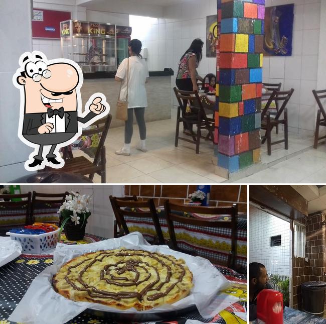 O interior do Pizza King