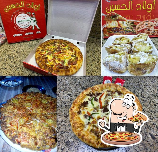 Commandez des pizzas à Awlad El-Hussain