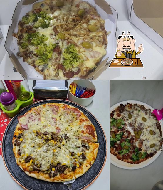 Experimente pizza no Lanches da Rosa