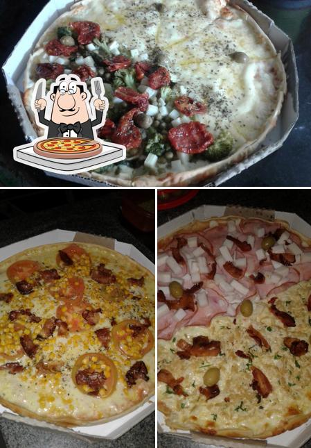 Escolha diversos tipos de pizza