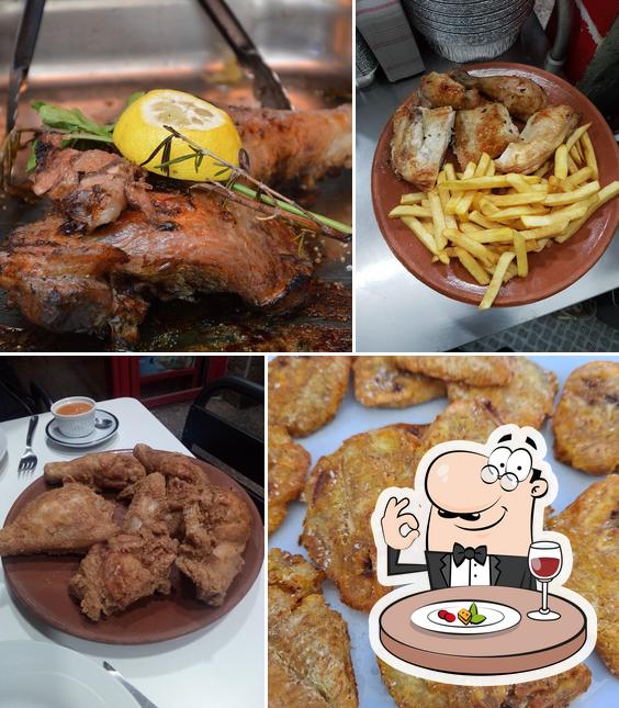 Еда в "Santa brasa Asador de pollos"