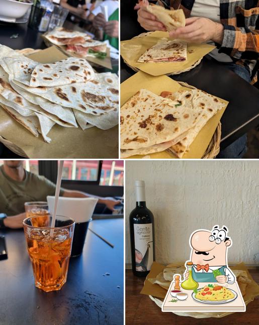 Cibo al Fabbrica della piada