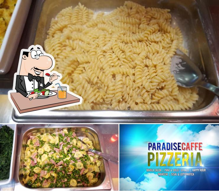 La cibo e esterno del ristorante