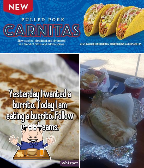 Quesada Burritos & Tacos in Woodstock Restaurant menu and reviews