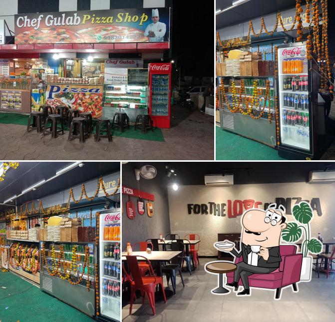 The interior of Chef Gulab Baker's