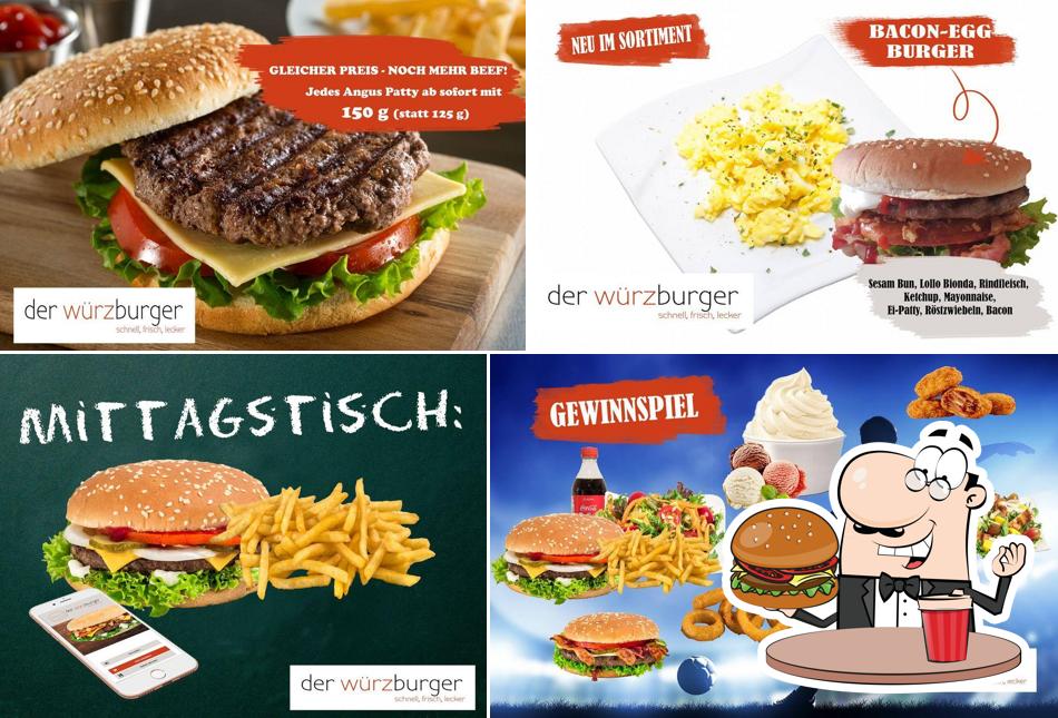 Prenez un hamburger à Der Würzburger