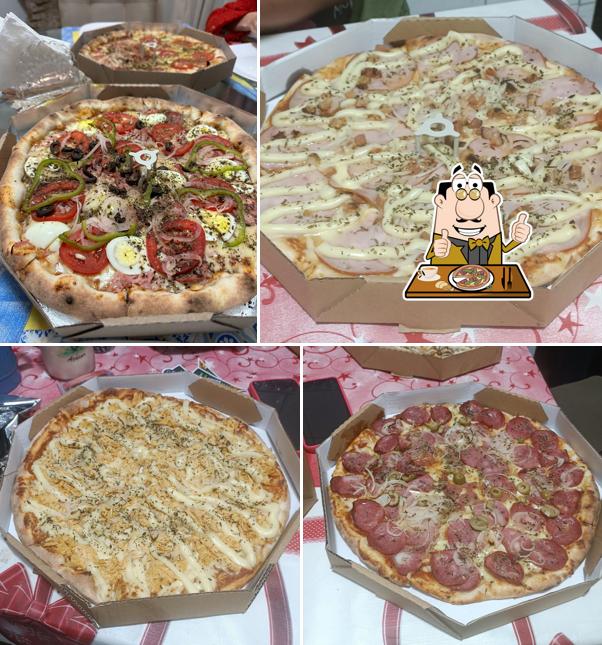 Escolha pizza no Sontak pizzaria