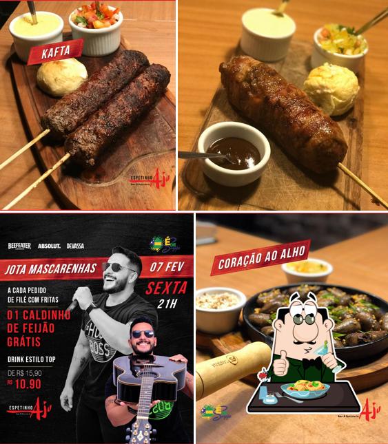 Platos en Espetinho Aju