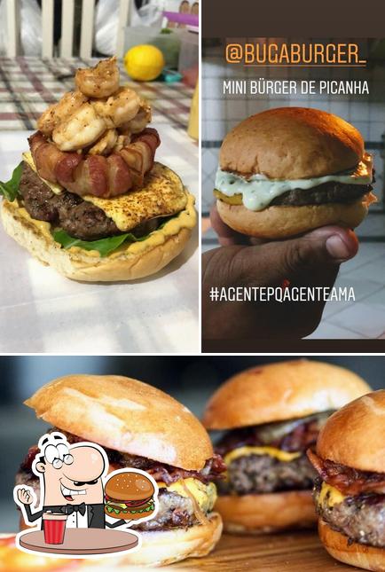 Peça um hambúrguer no Buga Bürger Hamburgueria Artesanal