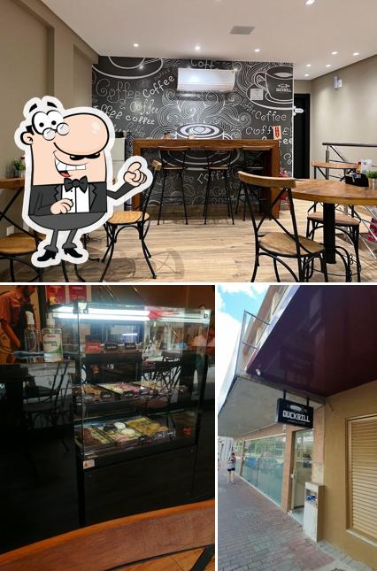 O interior do DuckBill Cookies & Coffee