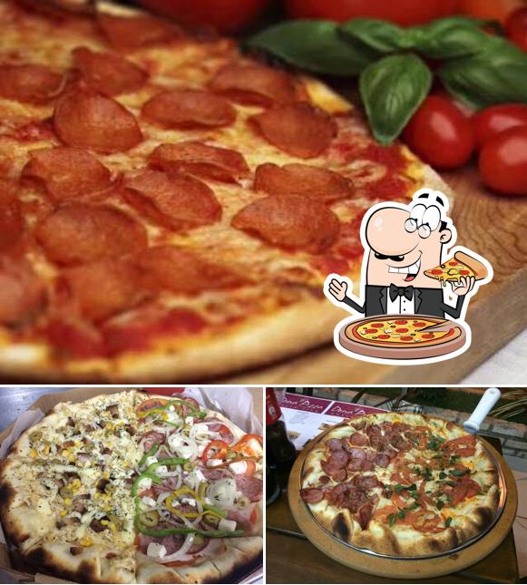 No Dona Pizza Massa Fina, você pode desfrutar de pizza