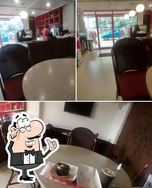 The interior of Flurys