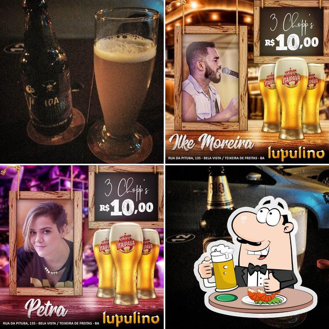 Peça um copo de cerveja leve ou escura