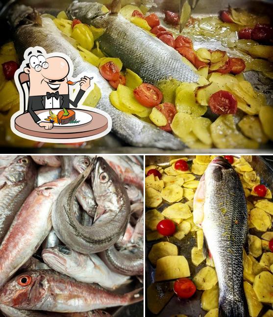 Ristorante Da Nino Roma serve un menu per gli amanti dei piatti di mare