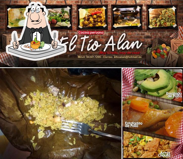 Еда в "Restaurante El Tío Alan"