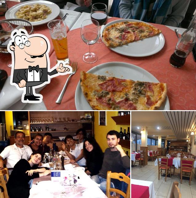 La immagine della interni e pizza di Ristorante Bar Pizzeria Quattro Sorelle